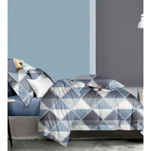 Постельное белье сатин на резинке "Энджой"