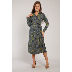 Платье женское Ф1073а плательная ткань (последний размер) изумруд 52 Платье женское Ф1073а плательная ткань (последний размер) изумруд 52