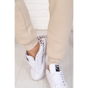 Костюм двойка женский "Гармония" футер 3-х нитка с начесом (последний размер) беж 52,54,56