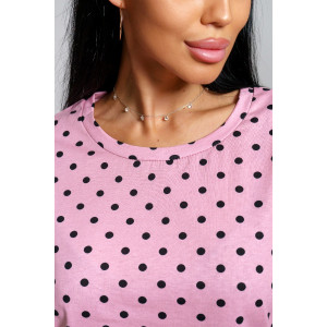 Костюм двойка женский "Моника" кулирка (последний размер) горох 54