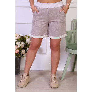 Шорты женские "Джаз" футер 2-х нитка (последний размер) петля 56