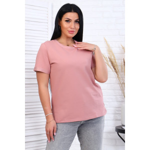 Футболка женская "Джуди" футер 2-х нитка (последний размер) пудра 46 Футболка женская "Джуди" футер 2-х нитка (последний размер) пудра 46