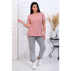 Футболка женская "Джуди" футер 2-х нитка (последний размер) пудра 46 Футболка женская "Джуди" футер 2-х нитка (последний размер) пудра 46