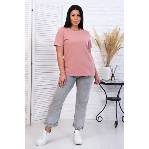 Футболка женская "Джуди" футер 2-х нитка (последний размер) пудра 46 Футболка женская "Джуди" футер 2-х нитка (последний размер) пудра 46