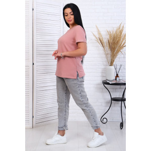 Футболка женская "Джуди" футер 2-х нитка (последний размер) пудра 46 Футболка женская "Джуди" футер 2-х нитка (последний размер) пудра 46