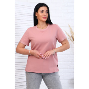Футболка женская "Джуди" футер 2-х нитка (последний размер) пудра 46 Футболка женская "Джуди" футер 2-х нитка (последний размер) пудра 46