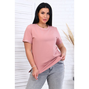 Футболка женская "Джуди" футер 2-х нитка (последний размер) пудра 46 Футболка женская "Джуди" футер 2-х нитка (последний размер) пудра 46