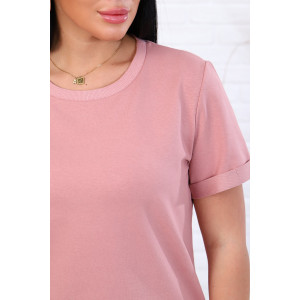 Футболка женская "Джуди" футер 2-х нитка (последний размер) пудра 46 Футболка женская "Джуди" футер 2-х нитка (последний размер) пудра 46