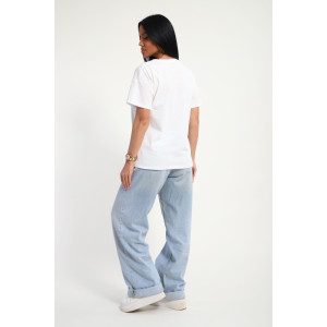 Футболка женская №85663 кулирка (р-ры: 46-56) белый