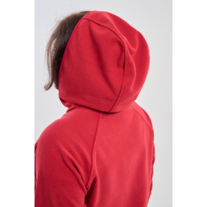 Толстовка женская №75011 флис (р-ры: 46-56) бордовый