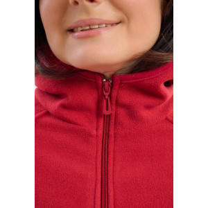 Толстовка женская №75011 флис (р-ры: 46-56) бордовый