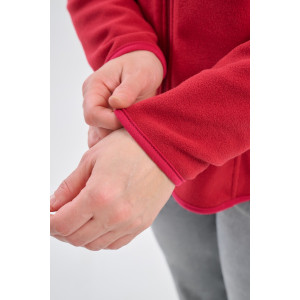 Толстовка женская №75011 флис (р-ры: 46-56) бордовый