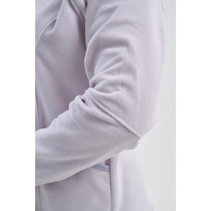 Толстовка женская №75011 флис (р-ры: 46-56) жемчужно-серый