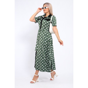 Платье женское №39059 кулирка (р-ры: 46-60) зеленый