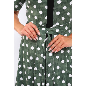 Платье женское №39059 кулирка (р-ры: 46-60) зеленый