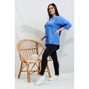 Туника женская №9185 вискоза пенье (р-ры: 48-64) сиреневый Туника женская №9185 вискоза пенье (р-ры: 48-64) сиреневый