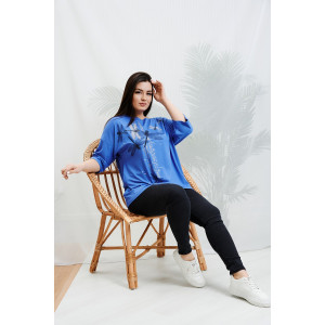 Туника женская №9185 вискоза пенье (р-ры: 48-64) сиреневый Туника женская №9185 вискоза пенье (р-ры: 48-64) сиреневый