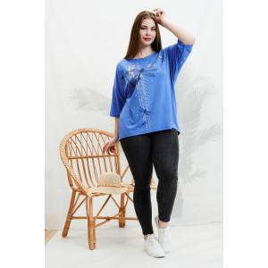 Туника женская №9185 вискоза пенье (р-ры: 48-64) сиреневый Туника женская №9185 вискоза пенье (р-ры: 48-64) сиреневый