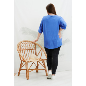 Туника женская №9185 вискоза пенье (р-ры: 48-64) сиреневый Туника женская №9185 вискоза пенье (р-ры: 48-64) сиреневый