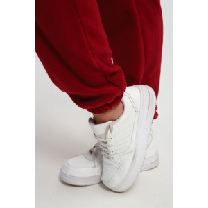 Костюм двойка женский КД-00445 флис (р-ры: 44-62) марсала Костюм двойка женский КД-00445 флис (р-ры: 44-62) марсала