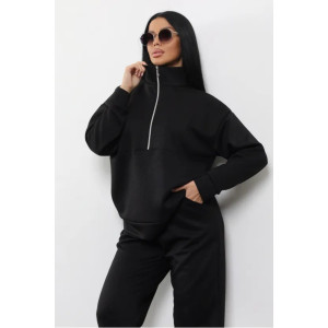 Костюм двойка женский "Ариана" 1373-3 полиэстер (р-ры: 46-60) черный Костюм двойка женский "Ариана" 1373-3 полиэстер (р-ры: 46-60) черный