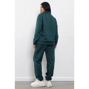 Костюм двойка женский "Ариана" 1373-2 полиэстер (р-ры: 46-60) зеленый Костюм двойка женский "Ариана" 1373-2 полиэстер (р-ры: 46-60) зеленый