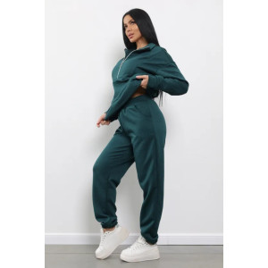 Костюм двойка женский "Ариана" 1373-2 полиэстер (р-ры: 46-60) зеленый Костюм двойка женский "Ариана" 1373-2 полиэстер (р-ры: 46-60) зеленый