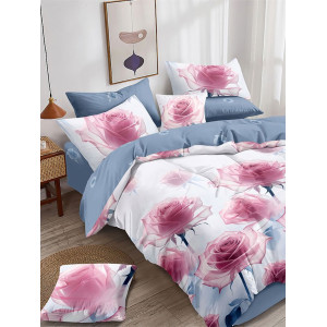 Постельное белье поплин "Нежная роза" Постельное белье поплин "Нежная роза"