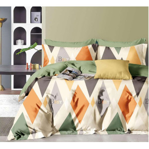 Постельное белье сатин "Ромбы"