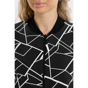 Толстовка женская ТЖ-07 футер набивной (р-ры: 46-56) абстракция