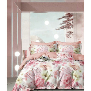 Постельное белье сатин на резинке "Знойное лето"