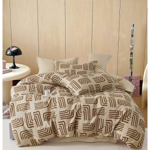 Постельное белье сатин на резинке "Силуэт"