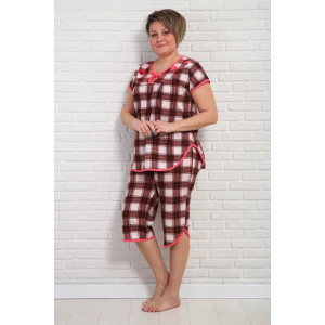 Пижама женская "Кокетка К" кулирка (р-ры: 50-68)