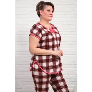 Пижама женская "Кокетка К" кулирка (р-ры: 50-68)