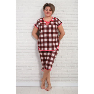 Пижама женская "Кокетка К" кулирка (р-ры: 50-68)