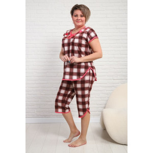 Пижама женская "Кокетка К" кулирка (р-ры: 50-68)