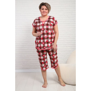 Пижама женская "Кокетка С" кулирка (р-ры: 50-68)