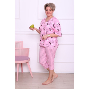 Бриджи женские "Зайка" кулирка (р-ры: 52-68)