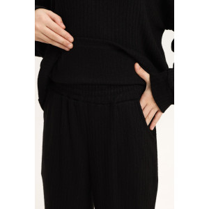 Костюм двойка детский №35334 ангора-лапша (р-ры: 134-164) черный