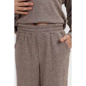 Костюм двойка детский №35334 ангора-лапша (р-ры: 134-164) капучино