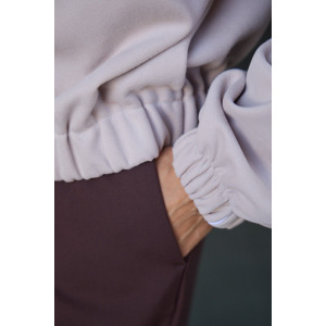 Свитшот женский №057844 Talisense лининг велюр (р-ры: 42-48) бежевый