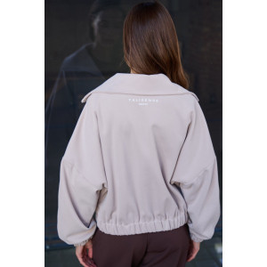 Свитшот женский №057844 Talisense лининг велюр (р-ры: 42-48) бежевый