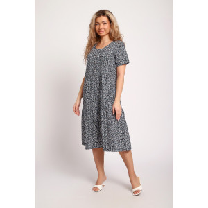 Платье женское №51207 кулирка (р-ры: 48-58) светло-зеленый-хаки