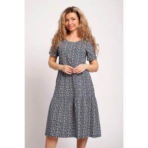 Платье женское №51207 кулирка (р-ры: 48-58) светло-зеленый-хаки