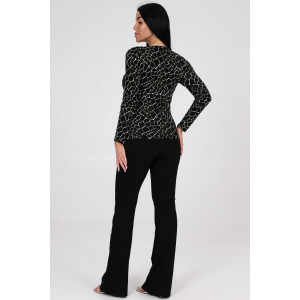 Лонгслив женский №24792 вискоза (р-ры: 46-56) зеленый