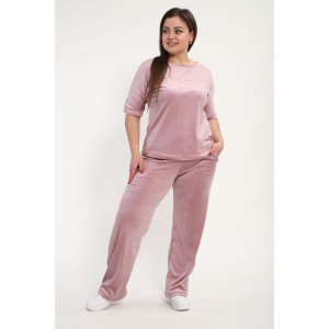 Костюм двойка женский К3130.8 велюр (р-ры: 48-54) Костюм двойка женский К3130.8 велюр (р-ры: 48-54)