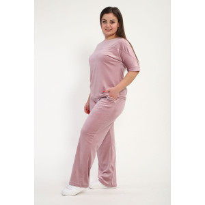 Костюм двойка женский К3130.8 велюр (р-ры: 48-54) Костюм двойка женский К3130.8 велюр (р-ры: 48-54)