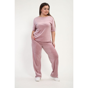 Костюм двойка женский К3130.8 велюр (р-ры: 48-54) Костюм двойка женский К3130.8 велюр (р-ры: 48-54)