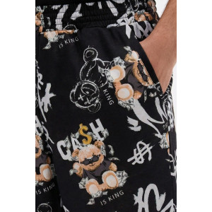 Пижама мужская "Челси" МП-3 кулирка (р-ры: 48-56) мишки черный