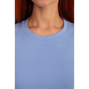 Платье женское К-382 "Дора" рибана (р-ры: 42-48) голубой